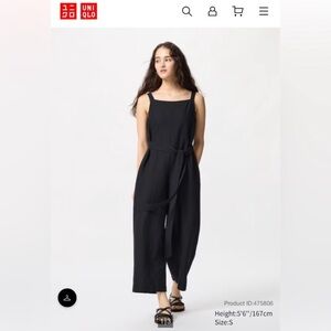Uniqlo Black Jumpsuit